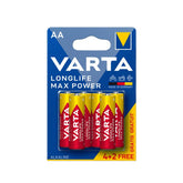 Hectarul - Set 4+2 baterii Varta Longlife Max Power AA BLI 4+2 4706101436